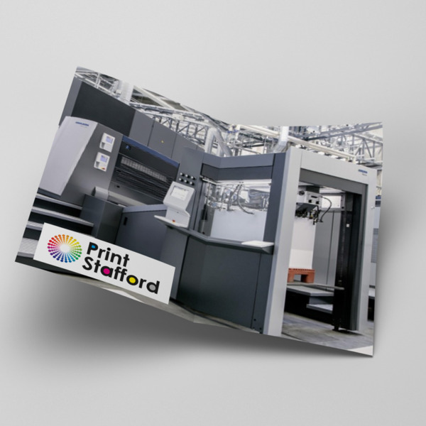 half-fold printing