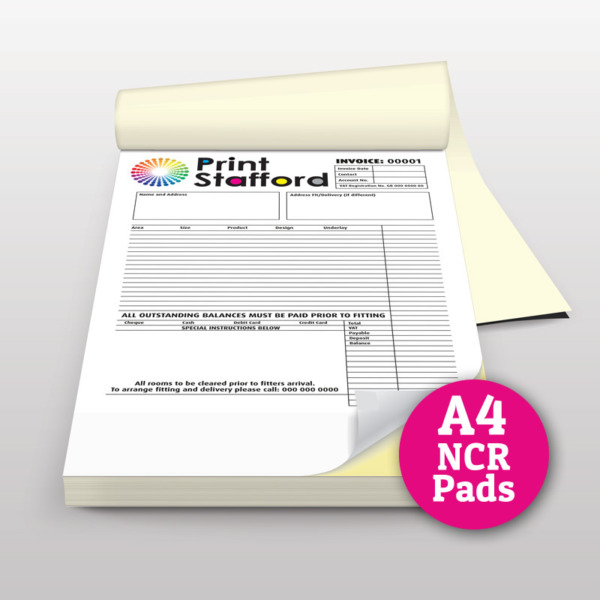 A4 NCR Pads