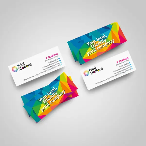 Slim Business Cards Free Delivery Print Stafford