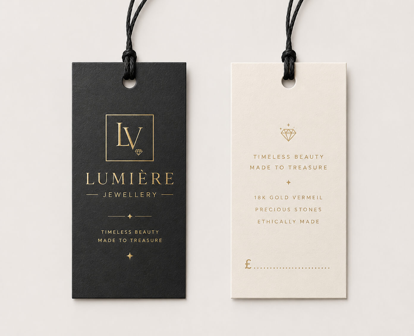 Luxury Gift Tags Foil