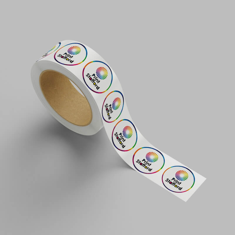 Round Stickers on a Roll