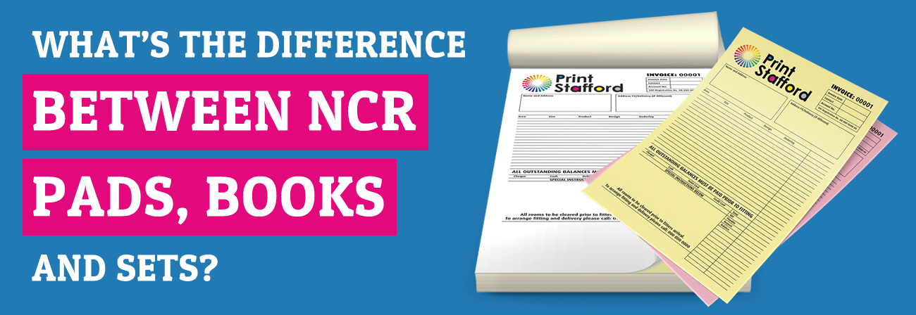 The Difference Between NCR Pads, Sets and Books